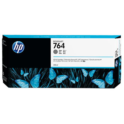 Picture of HP 764 Gray 300 ml Ink Cartridge