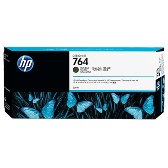 Picture of HP 764 Matte Black 300 ml Ink Cartridge