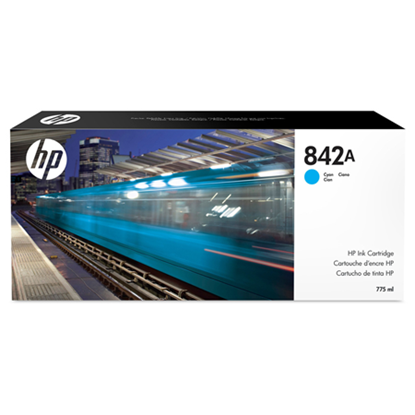 Picture of HP 842A 775 ml Pagewide Cyan Ink Cartridge