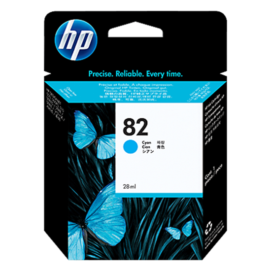 Picture of HP 82 69 ml Cyan Ink Cartridge