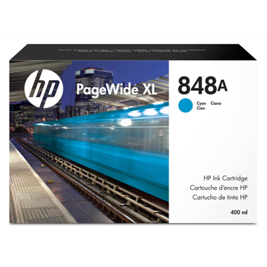 Picture of HP 848A  400 ml Pagewide Cyan Ink Cartridge