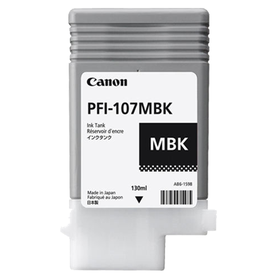 Picture of Canon PFI-107MBK Matte Black Ink Tank