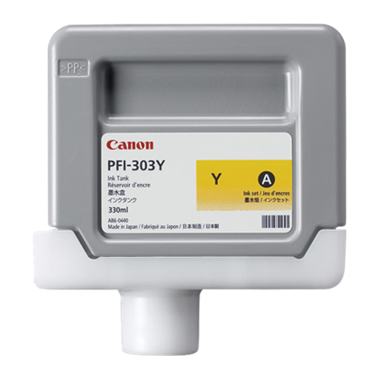 Picture of Canon PFI-303Y Yellow Ink Tank (330 ml)