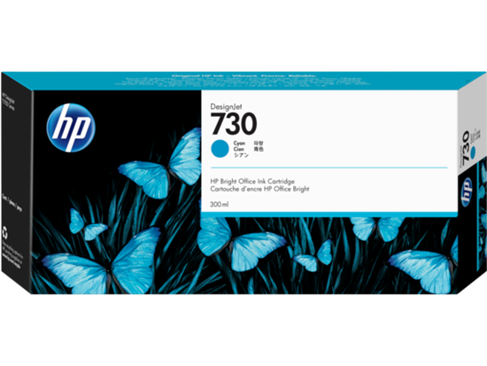 Picture of HP 730 300-ml Cyan DesignJet Ink Cartridge