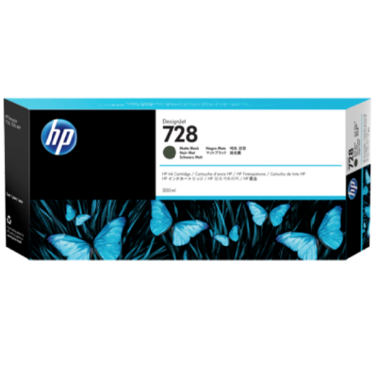 Picture of HP 728 300-ml Matte Black DesignJet Ink Cartridge