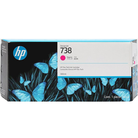 Picture of HP 738M 300-ml Magenta DesignJet Ink Cartridge