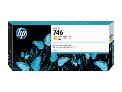 Picture of HP 746 Yellow Standard Yield Ink Cartridge 