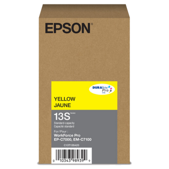 Picture of Epson DURABright Pro 13S Standard-Capacity Inkjet Cartridge (Yellow)